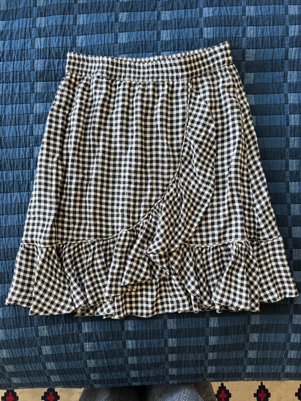 Ganni Gingham Skirt 34
